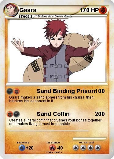 Pokémon Gaara 588 588 Sand Binding Prison My Pokemon Card