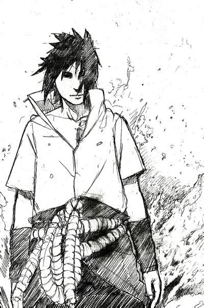 Naruto Sasuke Sketch By Takoruone On Deviantart