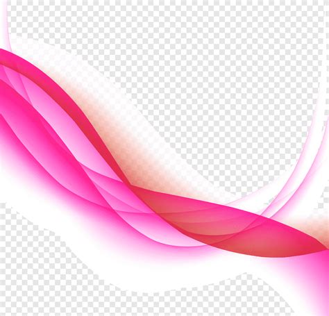 Dynamic Fashion Curve Lines Background Material White And Pink