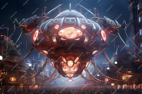 Premium AI Image | Witness the grandeur of a cosmic parade featuring