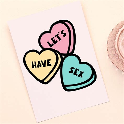 Candy Hearts Let S Have Sex Valentine S Day Etsy