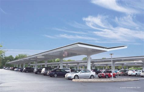 The Green Skeptic Solaires Parking Canopies A Cool Solution To Hot Lots