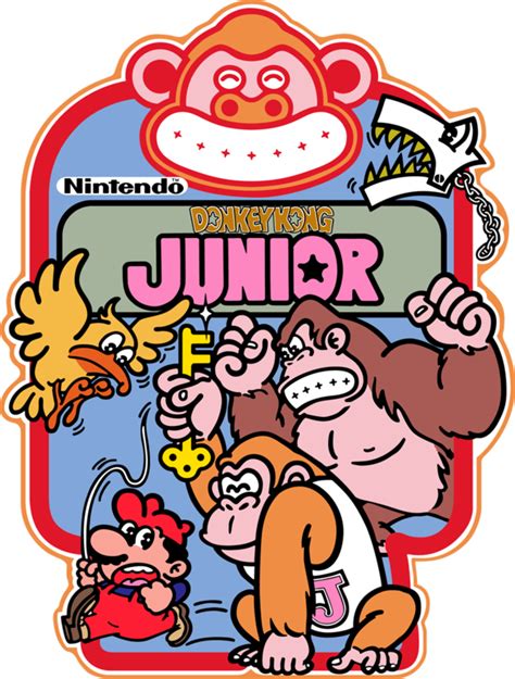 Filedonkey Kong Jr Arcade Side Artpng Super Mario Wiki The Mario