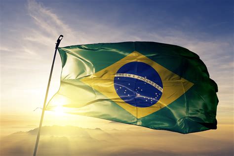 National flag consisting of a green field (background) with a large yellow diamond incorporating a former director, flag research center, winchester, massachusetts. Brazil flag - understanding symbols and facts - Brazil Bus ...