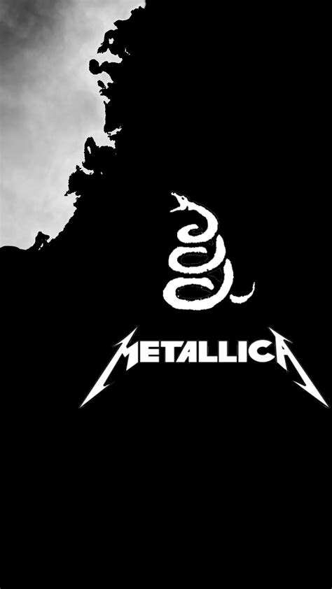 I Tried Making A Very Simple Metallica Black Album Wallpaper For Mobile