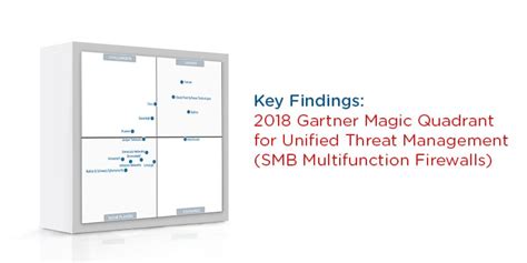 Key Findings Gartners Unified Threat Management 2018 Magic Quadrant