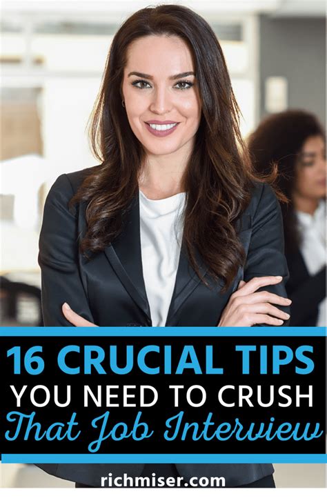 16 Crucial Tips You Need To Crush That Job Interview Interview Tips