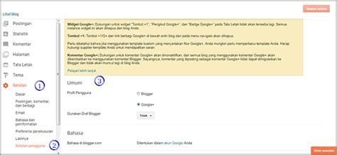 Cara Mengganti Profil Di Blogger Inwepo