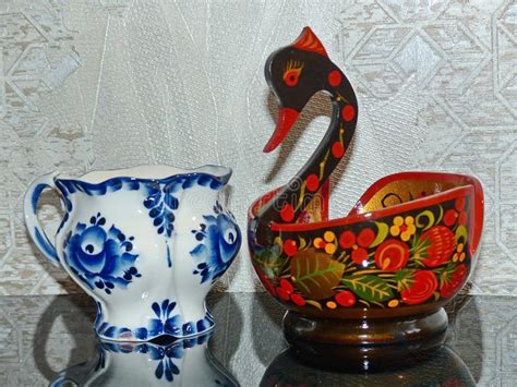 Bright Khokhloma Bird Khokhloma Is An Ancient Russian Folk Craft Of