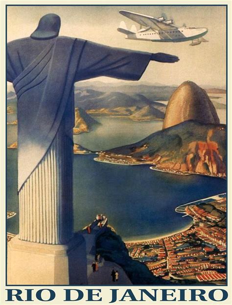 Riopcard1 Postcard With Vintage Brazilian Poster Print Adv Flickr