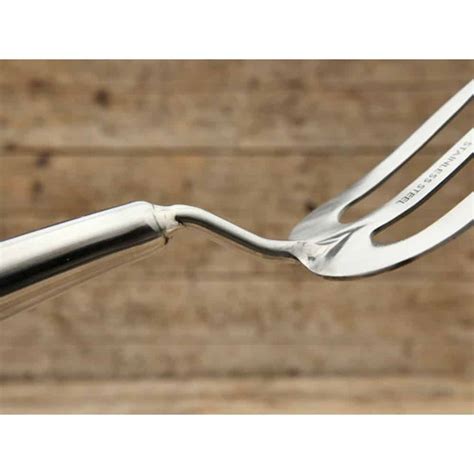 Greenman Mid Handled Stainless Steel Weed Fork W3255 Massey Harpers