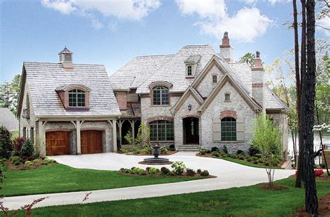 Stone And Brick French Country 17528lv Architectural Designs