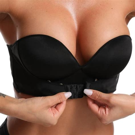 strapless bra invisible push up bra for women push up strapless bra strapless front buckle lift