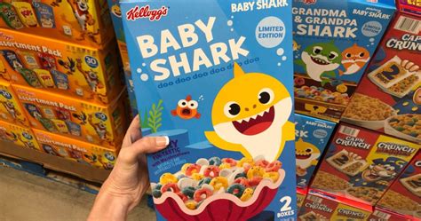 Kelloggs Baby Shark Cereal 2 Pack Only 598 At Sams Club Just 2