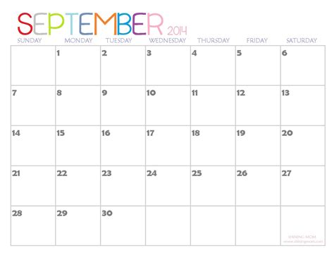 Print monthly & yearly calendar for 2020, 2021. 2014 Printable Calendars {Fresh Designs!}