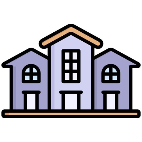 Townhouse Free Buildings Icons