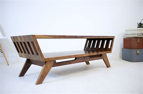 Natural cherry, walnut, maple and oak. Custom Made The April: Solid Walnut Coffee Table by ...