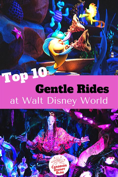 Top 10 Gentle Rides At Disney Canadian Disney Blog Rides At Disney Disney World Disney