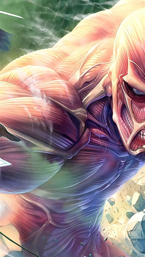 Free Download 331564 Colossal Titan Attack On Titan Phone Hd Wallpapers