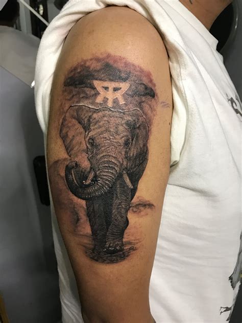Maybe you would like to learn more about one of these? Elephant tattoos Instagram.com/homstart