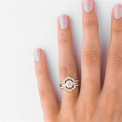 15 Unique Fitted Engagement Ring And Wedding Band Combos That Just Belong Together Brit Co
