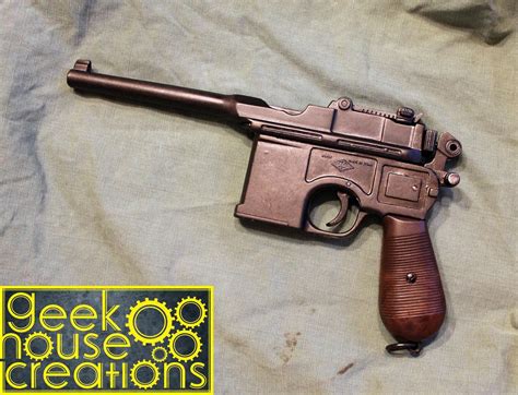 Geek House Creations Mauser C96 Han Solo Blaster Meets Steampunk And