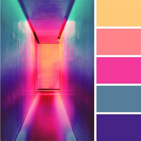 Bold Color Palettes For Your Brand Neon Colour Palette Color Palette