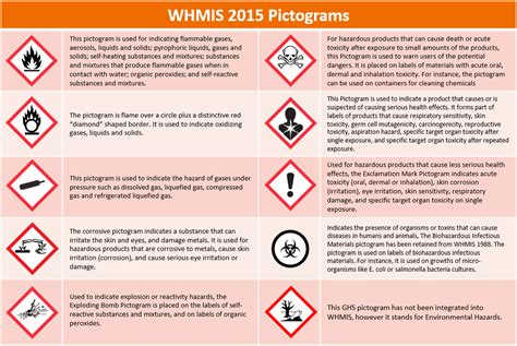 So how can you use pictograms in an infographic? WHMIS 2015 Pictograms. What Exactly Are They ...