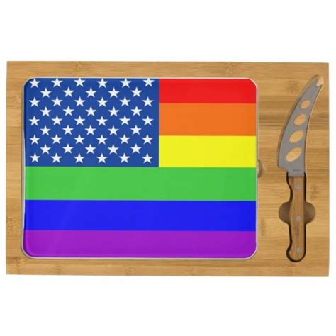 Lgbt Pride Flag Cutting Board Zazzle