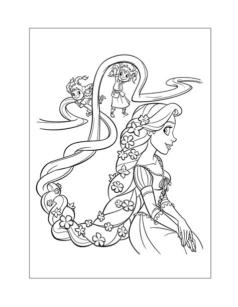 Rapunzel Coloring Pages Printable Coloring Pages Grab Your Crayons Lets Color