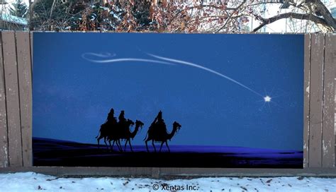 Fence Banner Wise Men By Xentas Inc Print Décor Made In Canada
