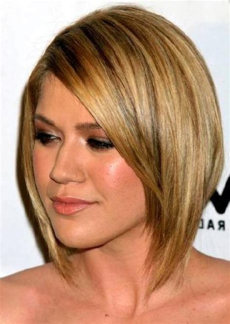 Before blow drying use a heat protectant that also provides medium hold. 20 Best Collection of Short Hairstyles For Square Faces ...