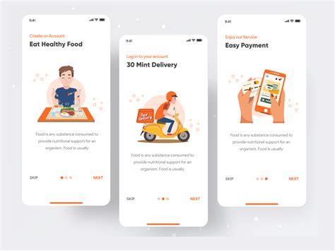 Food Delivery Onboarding Food Delivery By Abdullah Mamun For