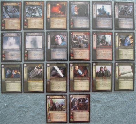 Lord Of The Rings Tcg Mines Of Moria Rare Cards Part 22 Ccg Lotr Ebay