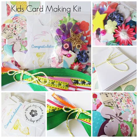 8 ways to get crafty with old cards. Kids Card Making Kit, Childrens Craft Activity