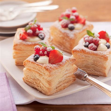 The pastry should be pale golden and the filling soft when pierced with a knife. Vanilla Cream Puff Pastry | Wewalka