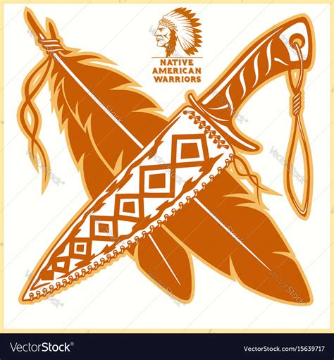 American Indian Logos Royalty Free Vector Image