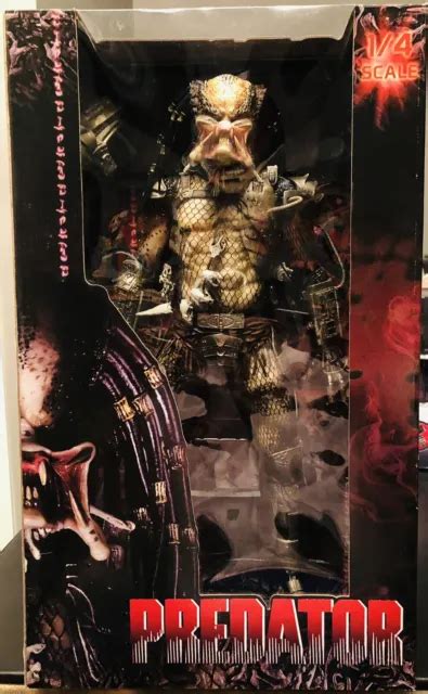 RARE NECA PREDATOR Unmasked OPEN MOUTH Scale Figure Awesome Detail EUR