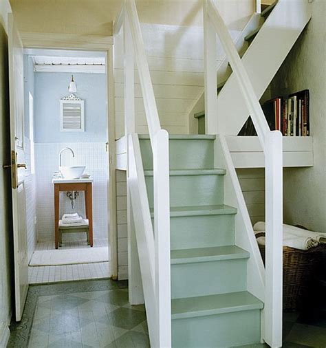 You take it down when you are moving furniture. Bungalow Barn: Loft Stairs | The Lettered Cottage | Bloglovin'