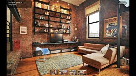 Industrial Style Living Room Interior Design Ideas Youtube