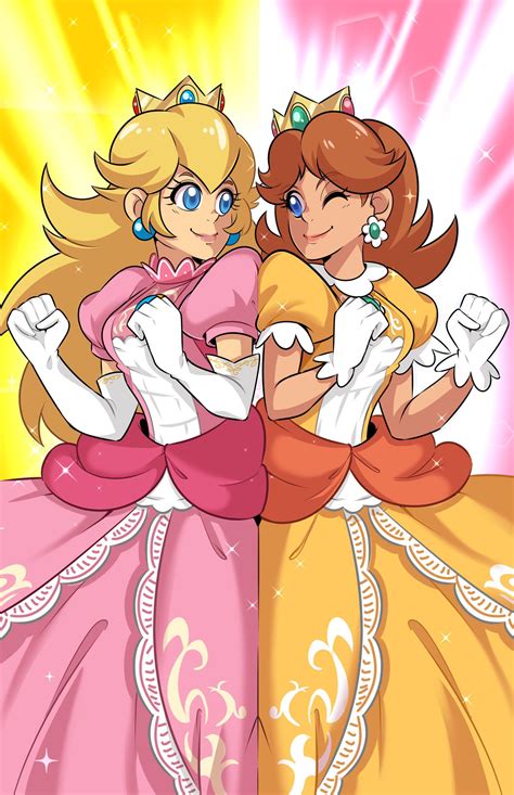 Princess Peach And Mario