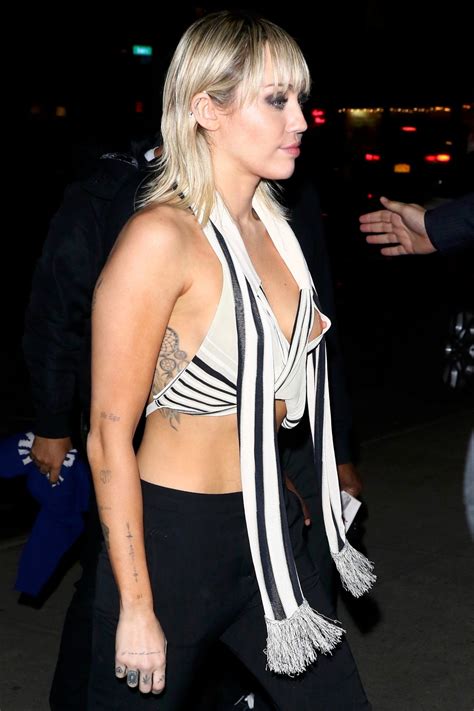 Miley Cyrus â Sexy Nipslip at the Bowery Hotel in New York luvcelebs
