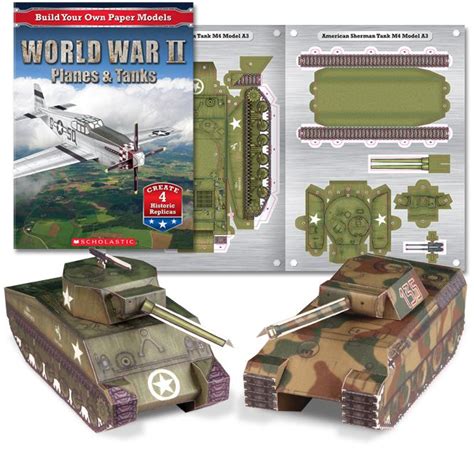Wwii Planes And Tanks Scholastic Publishing A Book Containing Fold Up