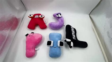 20cm Newest Plush Alphabet Letter Toys A Z Funny Animal Plush Letters