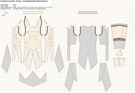 AC3 Connor Coat Simple Body Shape By Trujin Deviantart Com On