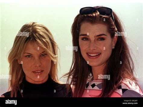 Brooke Shields Cannes Stock Photo Alamy