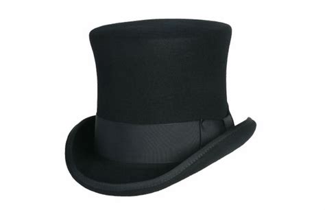 Black Squire Hat Black Top Hat Black Tall Hat Victorian Hat