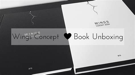 Unboxing Bts Wings Concept Book Youtube
