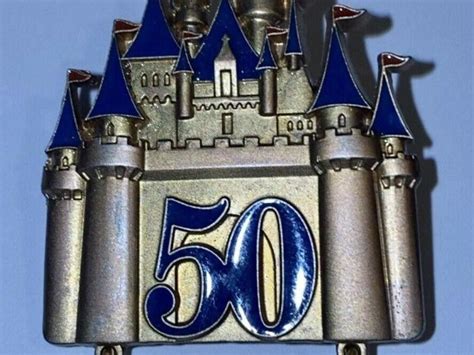Rare Disney World 50th Anniversary Limited Edition Pins Set Town