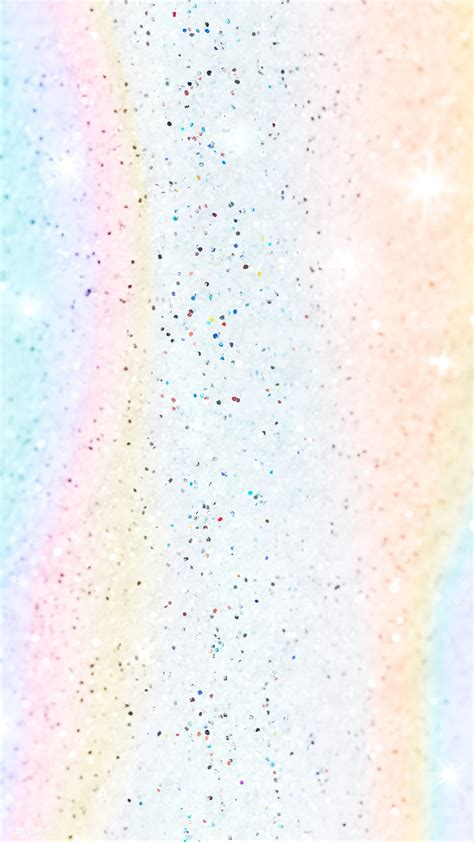 Pastel Glittery Rainbow Background Free Image By Teddy